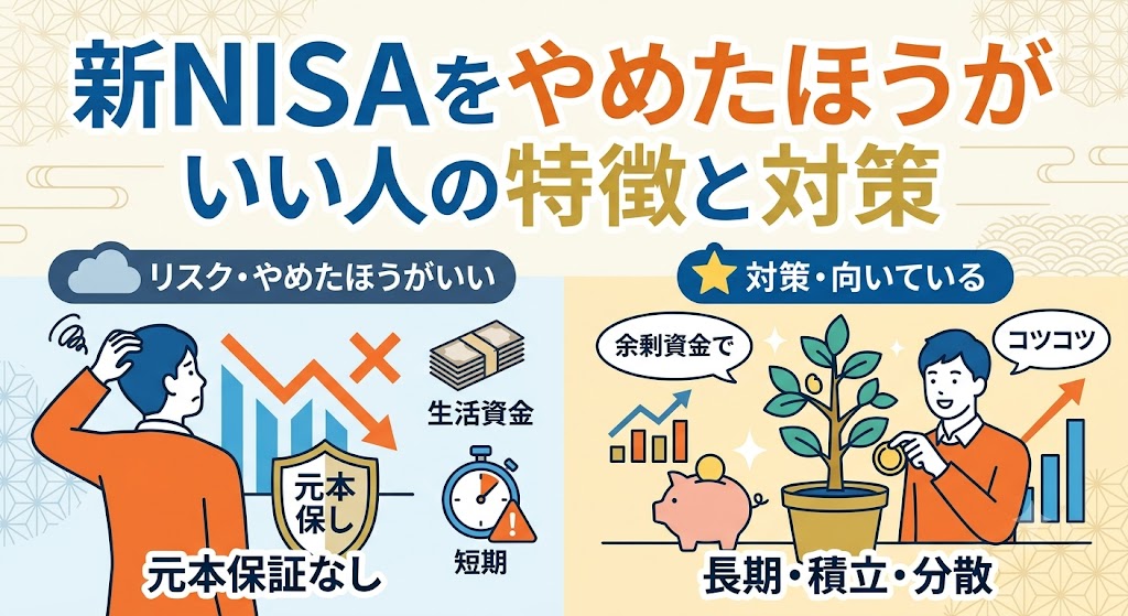 新NISAやめた方がいい人